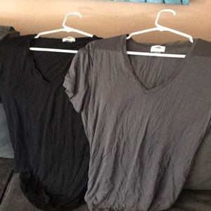 Black and grey tshirts from old navy